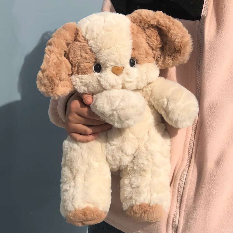 もふもふ子犬のお昼寝ぬいぐるみ