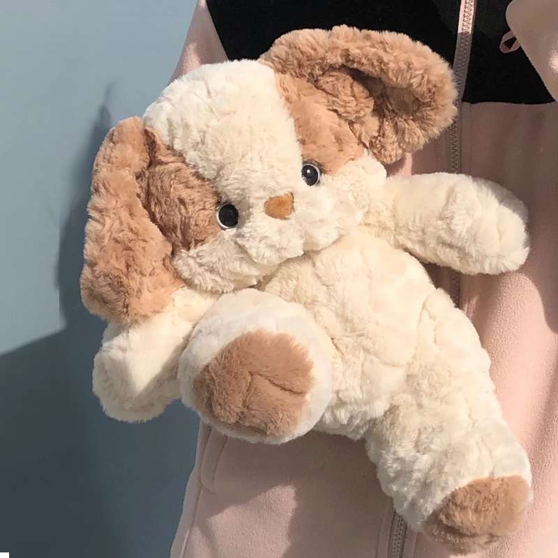 もふもふ子犬のお昼寝ぬいぐるみ