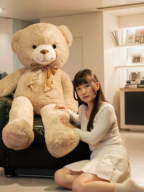くまぬいぐるみ ふわもこ夢抱き大きなくまさん