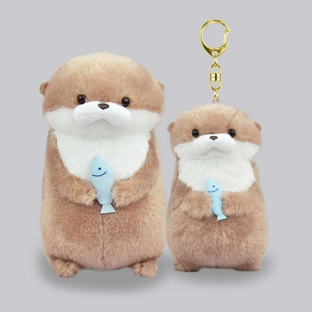 愛らしいカワウソ カワウソ 癒し ギフト向け くまぬいぐるみ #198