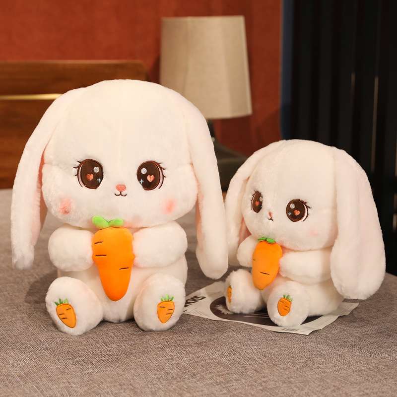 ぬいぐるみ もちもちにんじんうさぎ