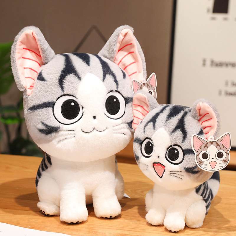 もちもちチーキー子猫のぬいぐるみ