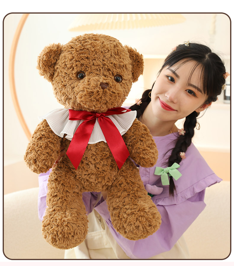 くまぬいぐるみ ふわもこリボンくまちゃん