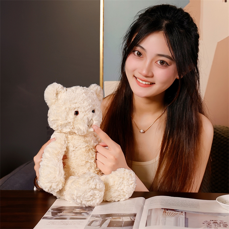 くまぬいぐるみ ハートの鼻のもふもふくまさん
