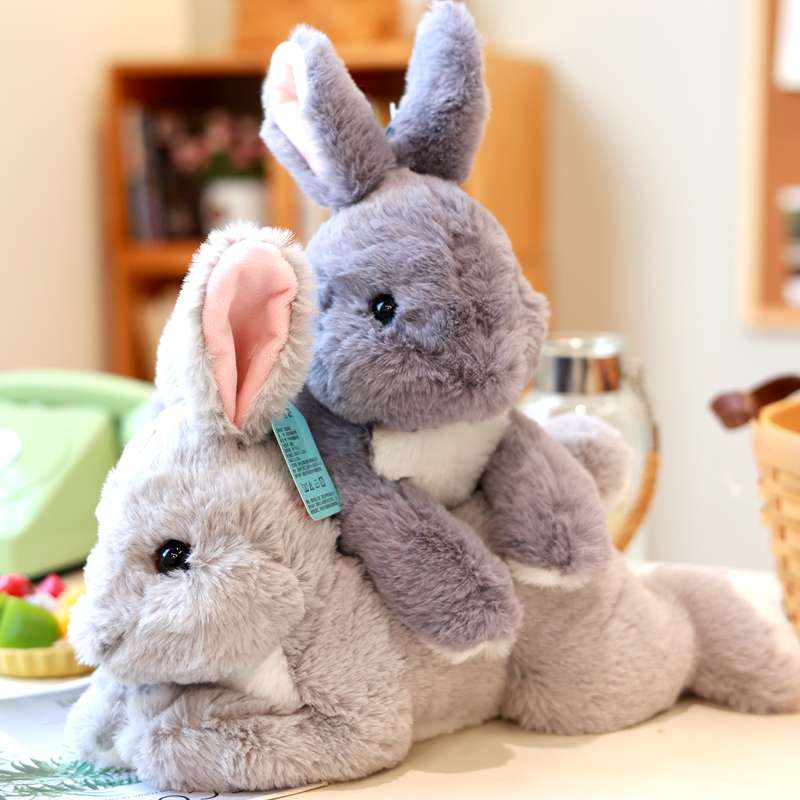 ぬいぐるみ もふもふ仲良しうさぎさん