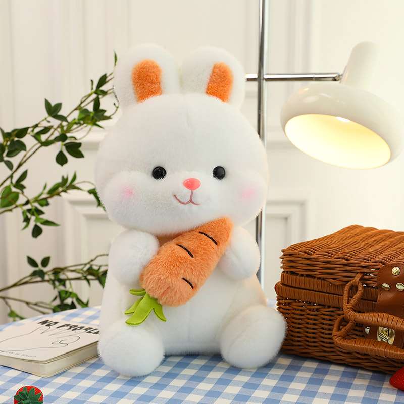 ぬいぐるみ にんじん抱っこうさぎさん