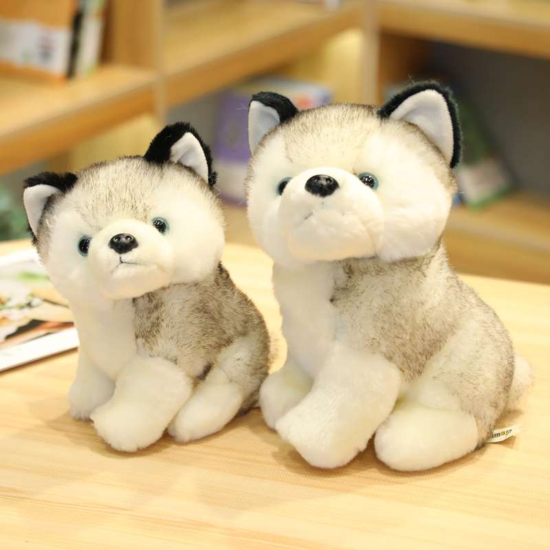 もふもふハスキーぬいぐるみ
