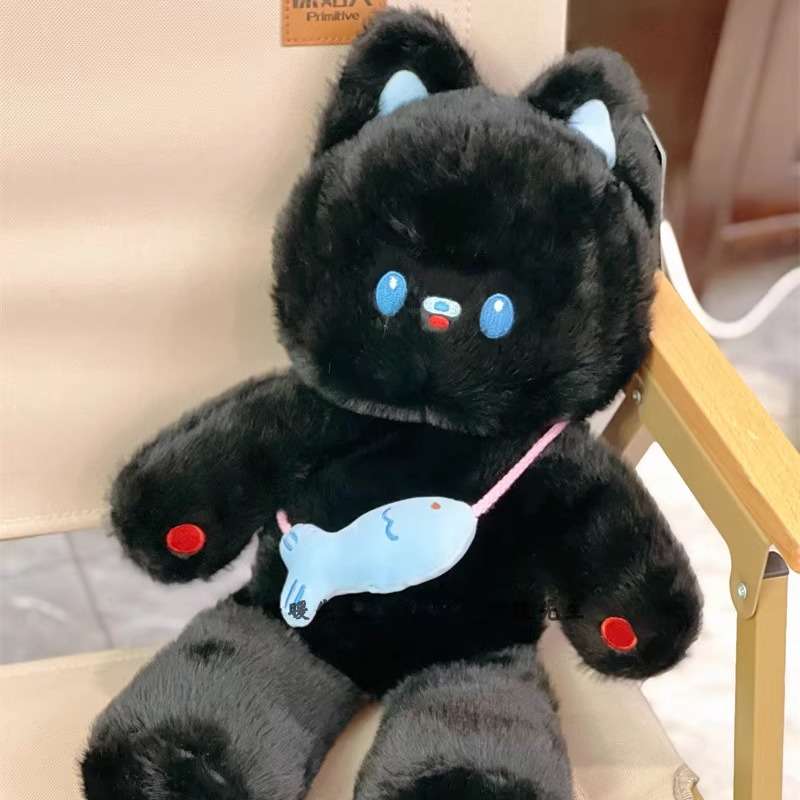 もふもふ猫のおまもりぬいぐるみ