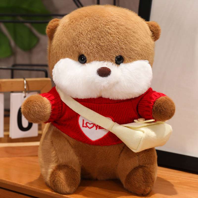 ふわふわ カワウソ 癒し ギフト向け くまぬいぐるみ