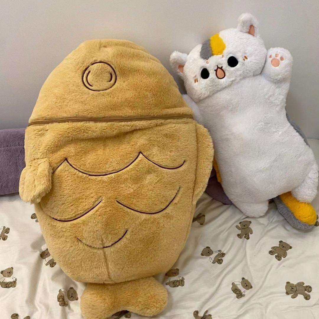 ぬいぐるみ もちもちたいやき抱き枕セット