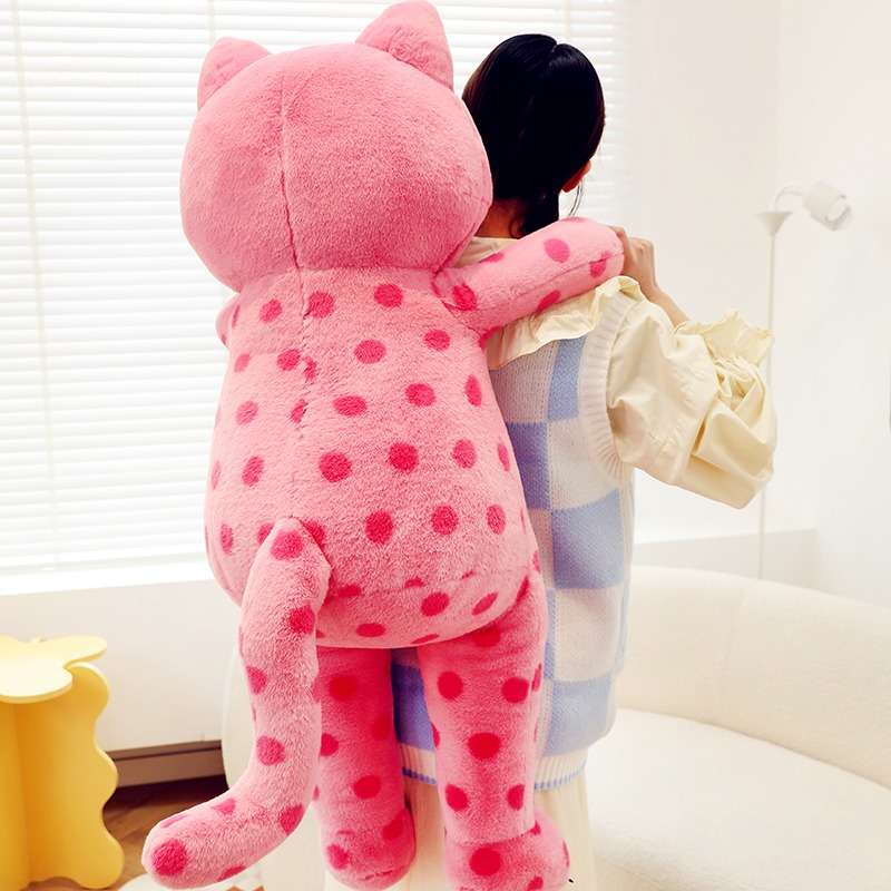 もちもち水玉にゃんこ ぬいぐるみ