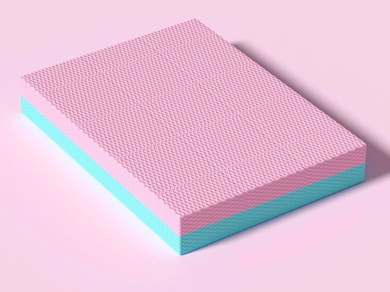 ヨガマット 極厚ハニカム構造バランスブロック