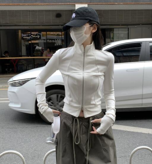 ヨガウェア トップス レディース 紫外線カット トップス 長袖 体型カバー ヨガ ジャケット