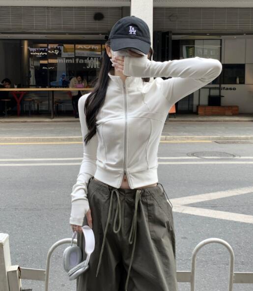 ヨガウェア トップス レディース 紫外線カット トップス 長袖 体型カバー ヨガ ジャケット