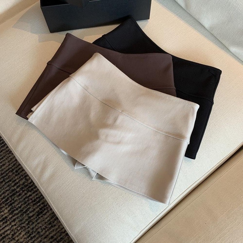 ヨガウェア ハイウエストスリット入りミニスカート