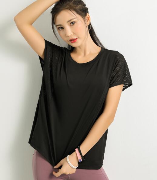 ヨガウェア 夏用レディース速乾トップス ヨガ服