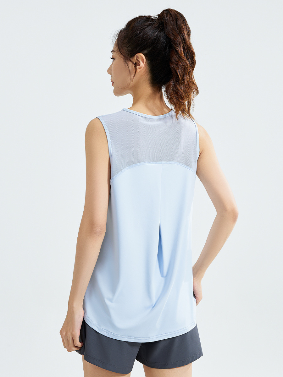 ヨガウェア 清爽ノースリーブゆったりトップス