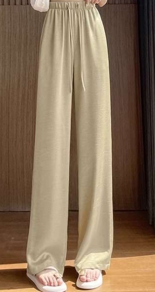 40代ファッション レディース エアリーシルエット リラックスワイドパンツ