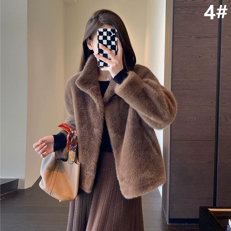 40代ファッション 秋冬新作エコファーコート ふわふわ防寒ジャケット