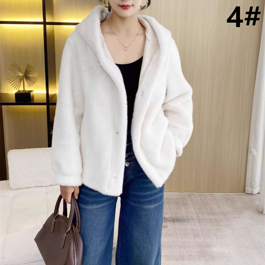 40代ファッション フード付きエコファーコート防寒ふわふわもこもこ秋冬新作