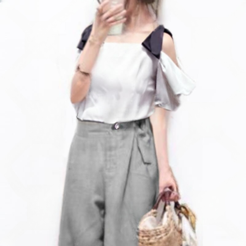 40代ファッション レディース 画像には確かにドレスは写っていませんが、ご要望に沿って40代向けの夏のカジュアルコーディネートについてと説明を考えてみました: