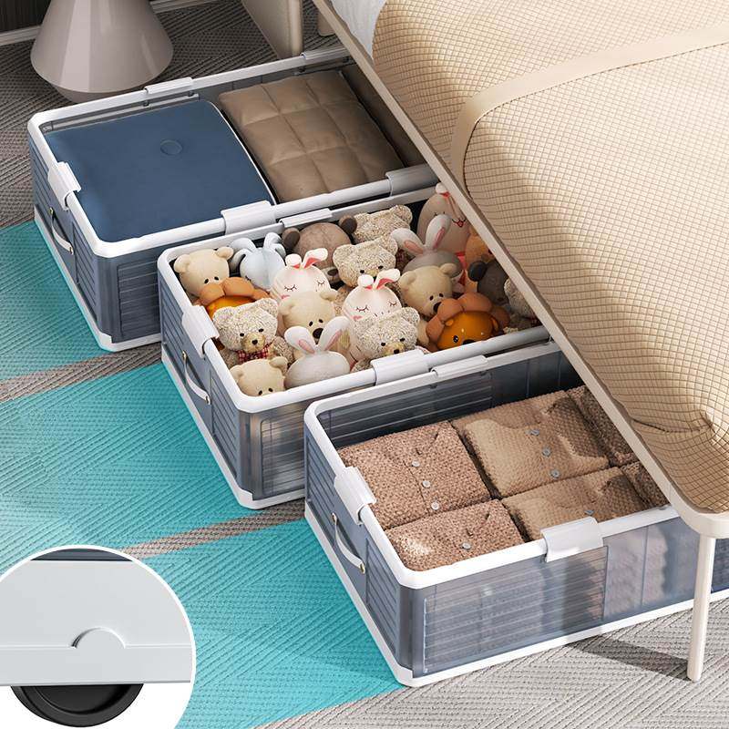 ベッド 下 収納 積み重ね式大容量引き出し付き衣装ケース