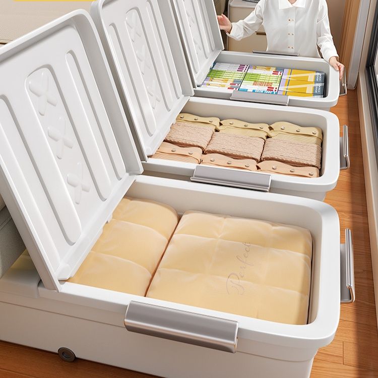 ベッド 下 収納 スライド開閉式ベッド下収納ボックス