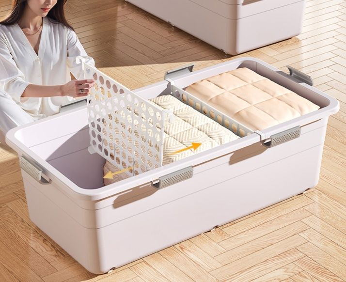 ベッド 下 収納 ベッド下収納 仕切り付き衣装ケース
