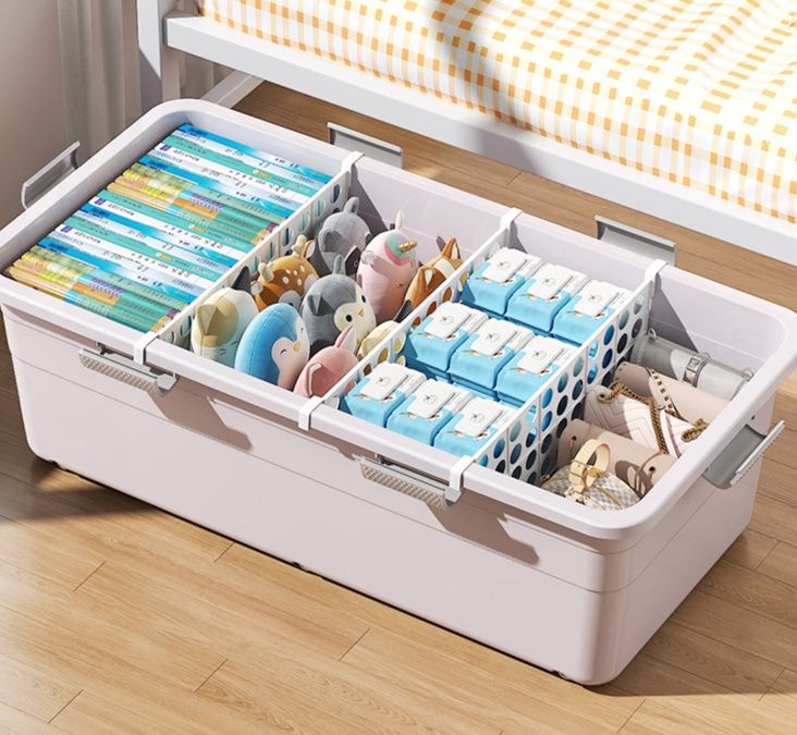 ベッド 下 収納 ベッド下収納 仕切り付き衣装ケース