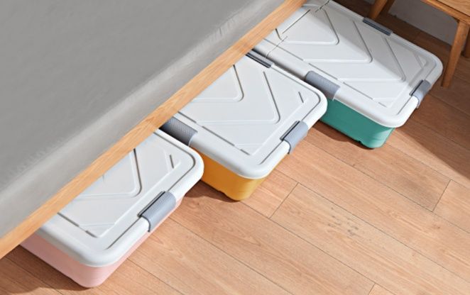 ベッド 下 収納 頑丈スタッキング収納ボックス