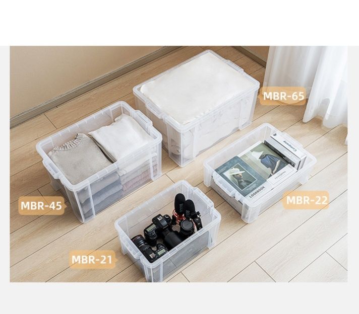 ベッド 下 収納 積み重ね透明収納ボックスセット