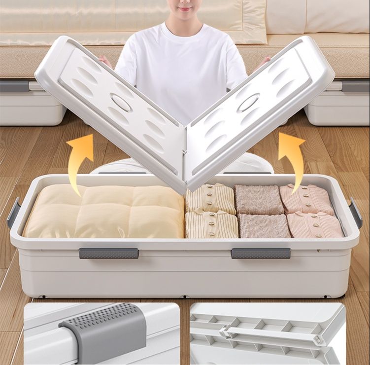 ベッド 下 収納 両面開閉式ベッド下収納ボックス