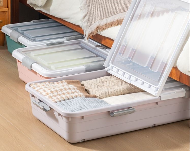 ベッド 下 収納 両開き式ベッド下収納ボックス