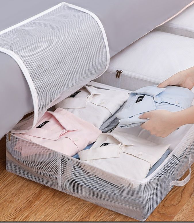 ベッド 下 収納 透明窓付きベッド下収納ボックス