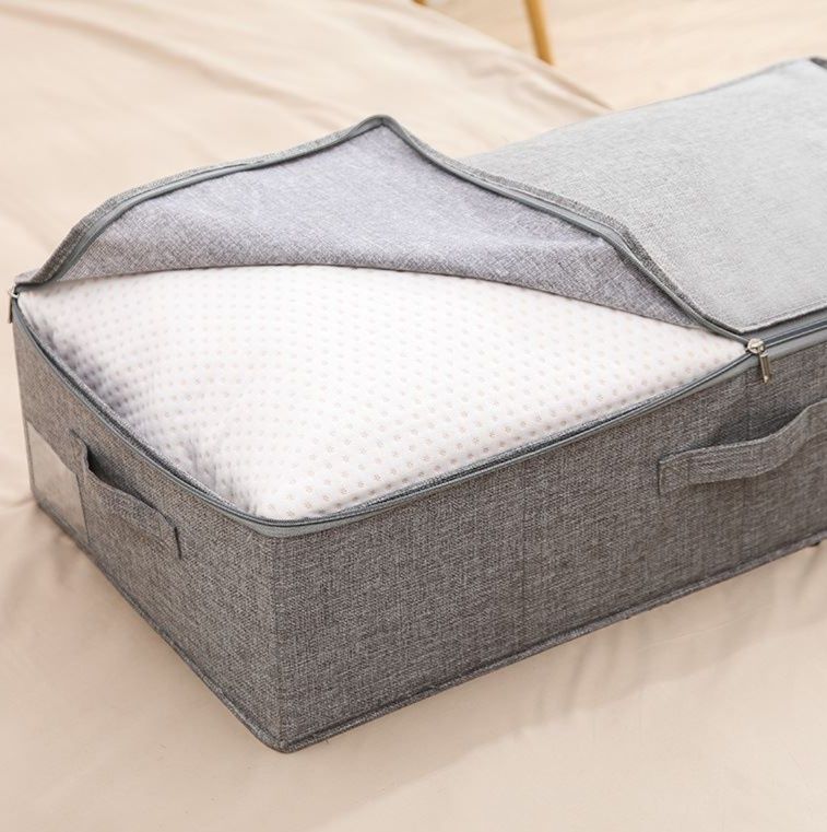 ベッド 下 収納 布製フラット収納ボックス