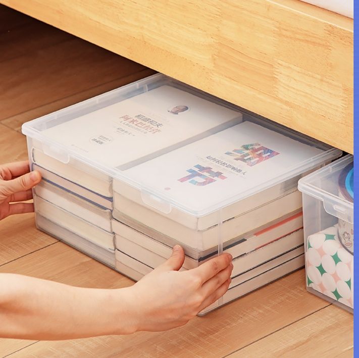 ベッド 下 収納 隙間活用クリア収納ボックス
