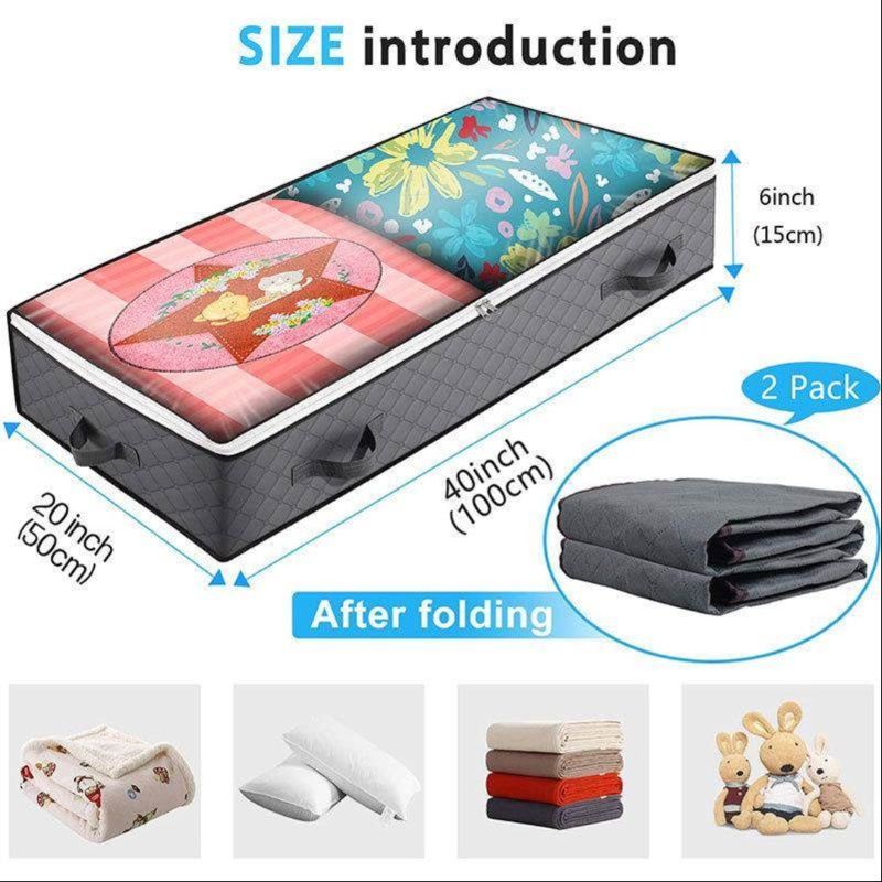 ベッド 下 収納 スリム収納 布団衣類整理ケース