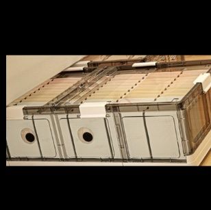 ベッド 下 収納 顔付き積み重ね収納ボックス
