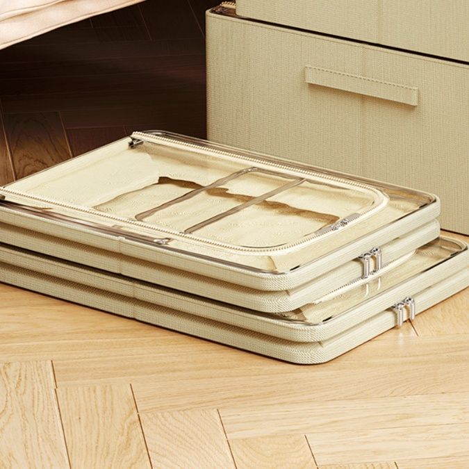ベッド 下 収納 透明窓付き多段式ベッド下収納ボックス