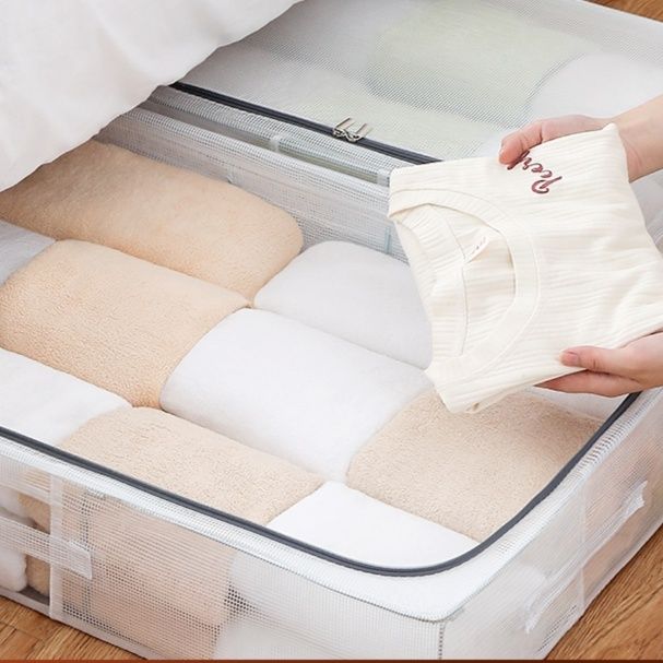 ベッド 下 収納 透明メッシュベッド下収納ボックス