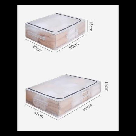 ベッド 下 収納 透明メッシュベッド下収納ボックス