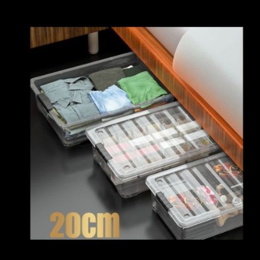 ベッド 下 収納 薄型スタッキングベッド下収納ケース