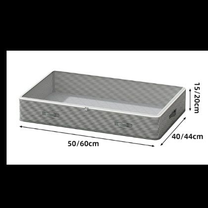 ベッド 下 収納 透明フラット収納ボックス