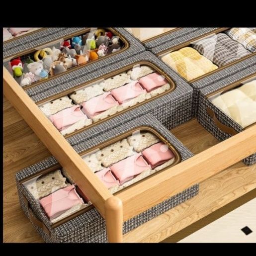 ベッド 下 収納 透明窓付き靴収納ボックス