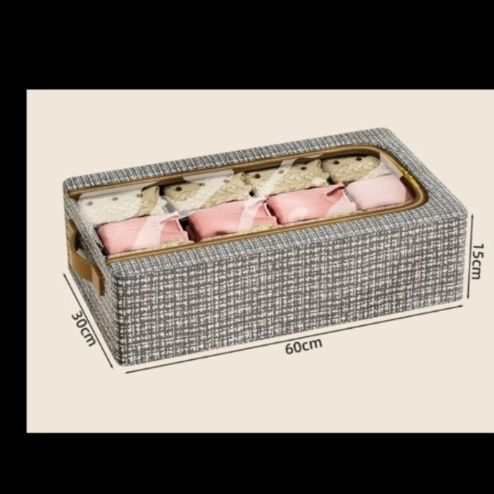 ベッド 下 収納 透明窓付き靴収納ボックス