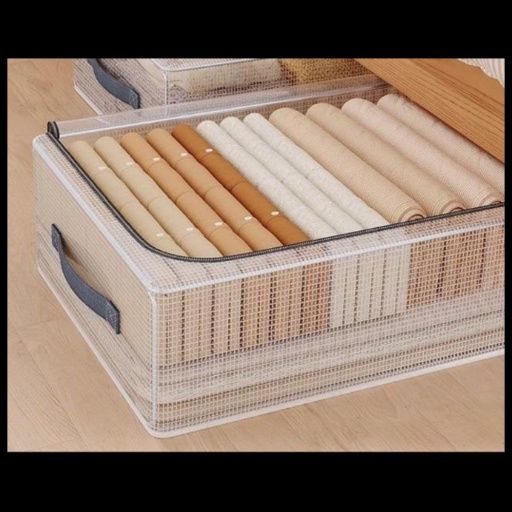 ベッド 下 収納 透明フラット収納ケース