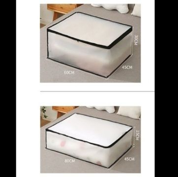 ベッド 下 収納 半透明蓋付き平型収納ケース