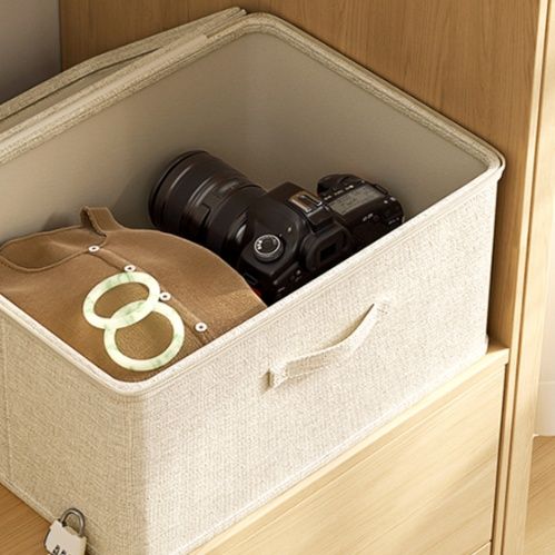 ベッド 下 収納 鍵付き収納ボックス二重蓋式衣類整理箱