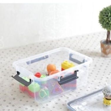 ベッド 下 収納 多サイズ対応キャスター付き透明収納ボックス