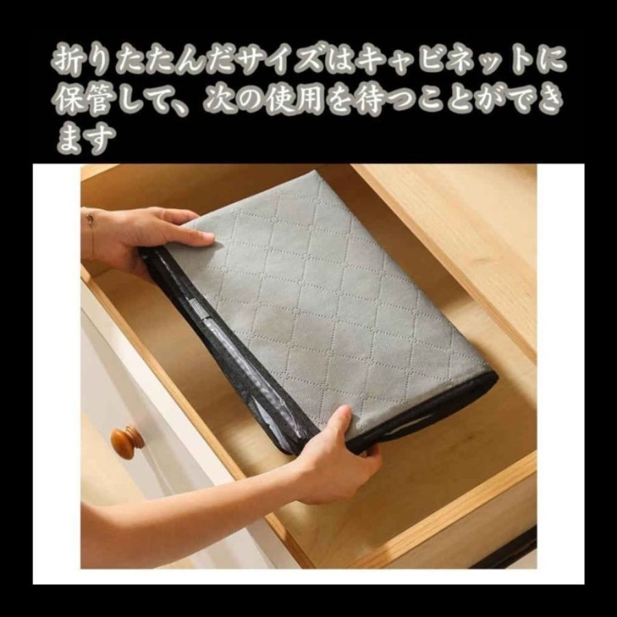 ベッド 下 収納 不織布布団収納袋3個組衣装ケース